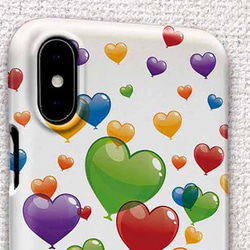 免費送貨 iPhone 手機殼保護套 Heart Balloon Festa Heart iPhone12 mini 第2張的照片