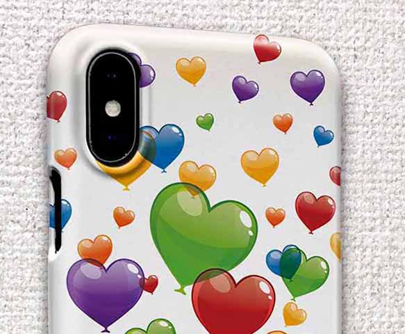 免費送貨 iPhone 手機殼保護套 Heart Balloon Festa Heart iPhone12 mini 第2張的照片