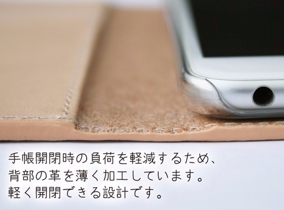 送料無料 全機種対応☆本革ケース JINO/トロピカルフワラー 本革スマホケースiPhone15/ 5枚目の画像