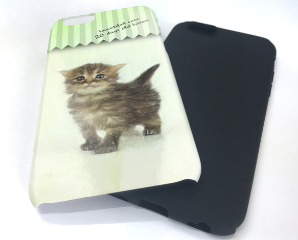 免運費防震套堅固的保護套可愛的小貓20歲生日插圖 第3張的照片