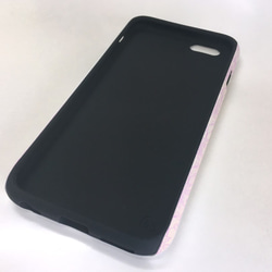 免費送貨防震套堅固的外殼無縫花紋粉紅色iPhoneXs iPhoneX 第3張的照片