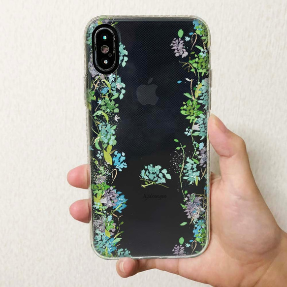 全機型免運費☆軟包繡球花路 iPhone14/&quot;iPhone14 Plus&quot;/ 第3張的照片