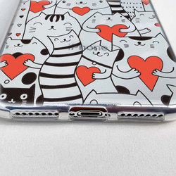 送料無料 全機種対応☆TPUケース Love Cat iPhone15/iPhone15 Pro/ 5枚目の画像