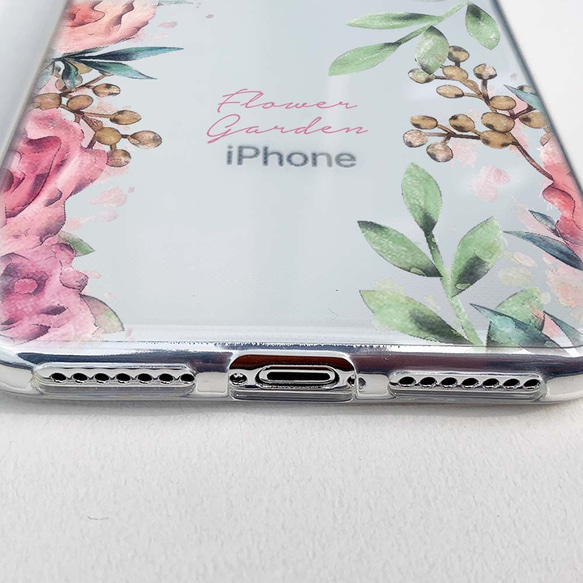 免運費 適用於所有型號 ☆ 軟包 Flower garden iPhone14/&quot;iPhone14 Plus&quot 第5張的照片