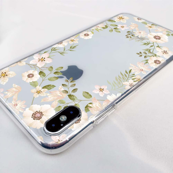 全機型包郵☆軟殼白花iPhone14/&quot;iPhone14 Plus&quot;/ 第4張的照片