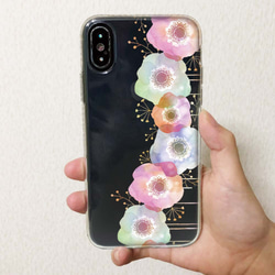 免運費 適用於所有型號 ☆ 軟殼 Flower Symphony iPhone14/&quot;iPhone14 Plus&qu 第3張的照片