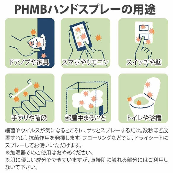 送料無料 PHMBハンドスプレー+アロマの香り 30ml 【2本セット】 第3の除菌剤 10枚目の画像