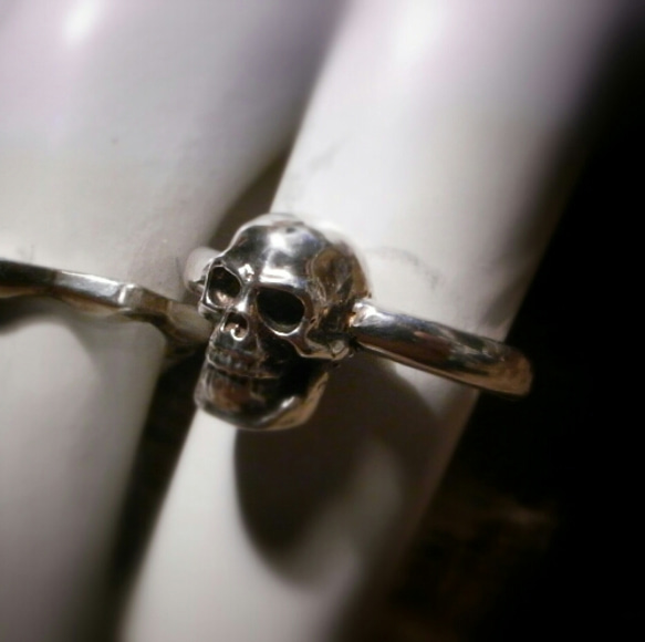 skull pinky ring 3枚目の画像
