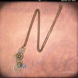 STEAM PUNK　NECKLACE 2枚目の画像