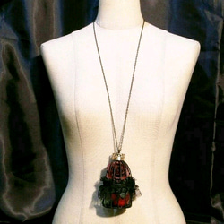 再々販!! dark rose cage necklace A 3枚目の画像