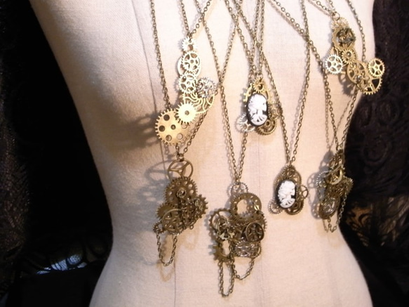 STEAM PUNK　NECKLACE　10 4枚目の画像