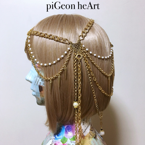 ヘッドチャーム ❥Queen 情熱の中の狂気 髪飾り 〜クレオパトラ