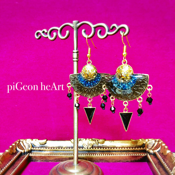 K14gf対応 ピアス イヤリング ❥Queen 誘惑の罠Ⅳ 耳飾り