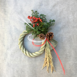 しめ縄リース02 しめ縄・しめ飾り cocoro+ 通販 18623708｜Creema