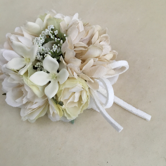 100均 ファッション ハンドメイド作家 s*mam+ かすみ草のワンピース