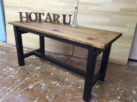 hotaru 男前家具　椅子　ベンチ　スツール 天然木　無垢材　オーダー可 1枚目の画像