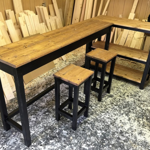 【送料無料】家具　カウンター　スツール　セット　作業台　ミシン台　PCデスク　机 楽天市場】ミシン台 作業台 折りたたみ デスク 折り畳みデスク