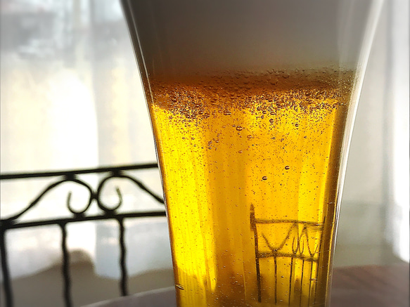 リアルサイズグラスビールのメモスタンド 2枚目の画像