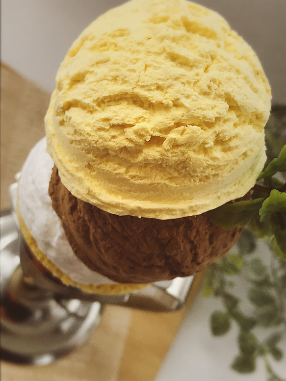 リアルサイズトリプルアイスクリームのメモスタンド 3枚目の画像
