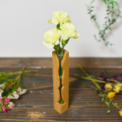 木製の花瓶 2枚目の画像