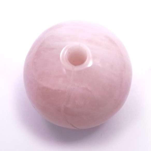 大尺寸天然石珠/穀物出售玫瑰石英30毫米孔4毫米圓球珠gs-sp-8036 第1張的照片