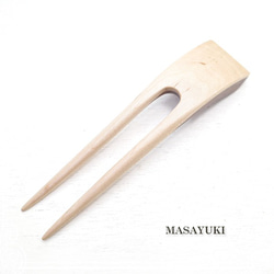 MASAYUKI 兩個木製髮夾-楓木 Ching Chong Rosewood-de-106-my-39 第1張的照片