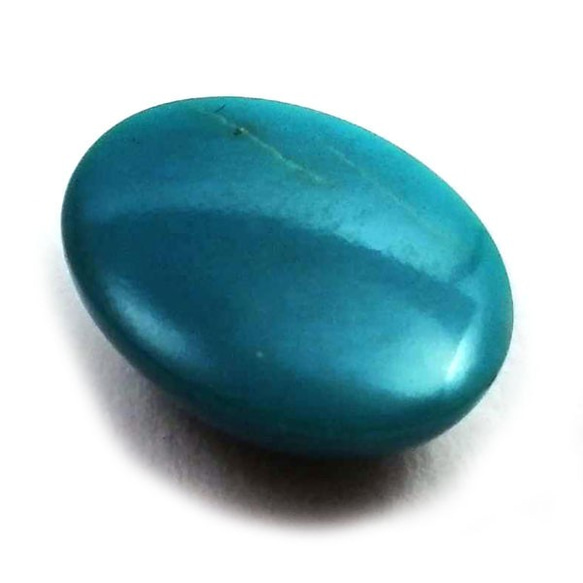 天然石　ターコイズ（Turquoise) 　ルース（オーバルカボション）　gs-sp-7452 3枚目の画像
