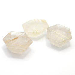 天然石　ルチルクォーツ(Rutile quartz)　ヘキサゴン　ルース　gs-sp-8084 5枚目の画像