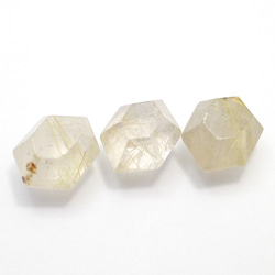 天然石　ルチルクォーツ(Rutile quartz)　ヘキサゴン　ルース　gs-sp-8087 4枚目の画像