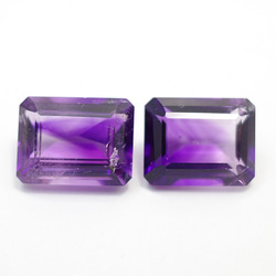 天然石紫水晶散裝（八角形切割）gs-sp-8095 第4張的照片