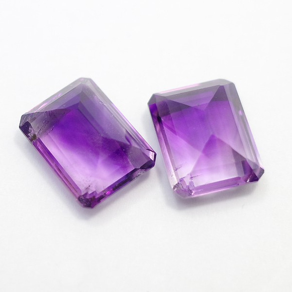 天然石紫水晶散裝（八角形切割）gs-sp-8095 第5張的照片