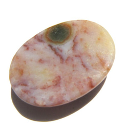 天然石　ルース裸石　オーシャンジャスパー(Ocean jasper)　ルース（オーバルカボション）　ti-st-731 3枚目の画像