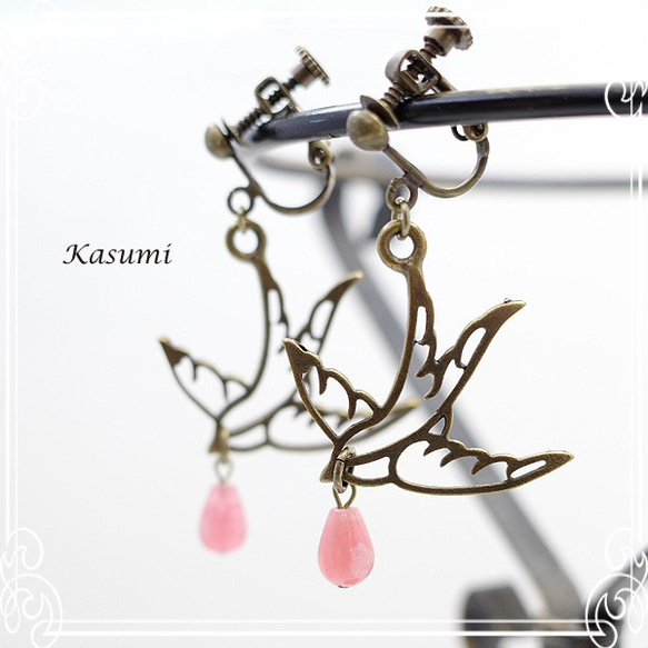 Kasumi 以“快樂王子”為主題的耳環 de-59-ks-323 第5張的照片