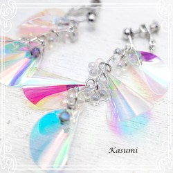 Kasumi 耳環與秤 de-59-ks-330 的圖像 第2張的照片