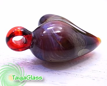 TaigaGlassハートペンダントトップtg6378