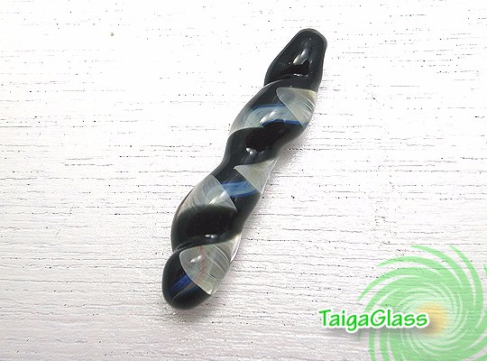 TaigaGlass螺旋状ペンダントトップtg4964