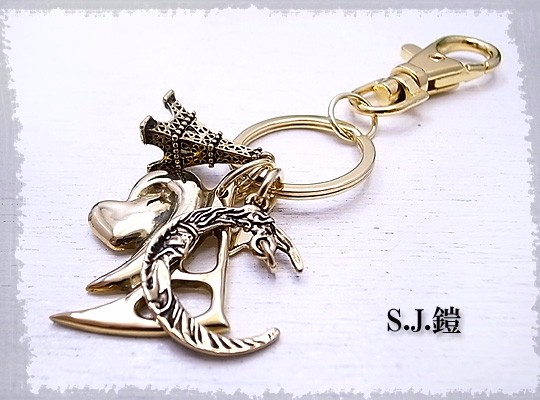 S.J.鎧　S.J.鎧 ハートと月のチャーム　sj-18