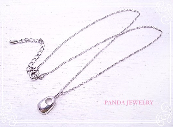 PANDA JEWELRY 　パンダの瞳ネックレス　p-047-n 1枚目の画像