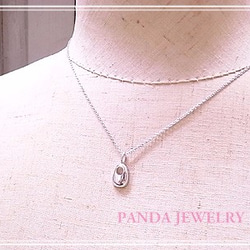 PANDA JEWELRY 　パンダの瞳ネックレス　p-047-n 5枚目の画像