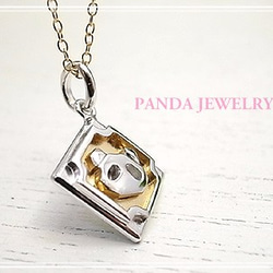 PANDA JEWELRY 　フレームパンダネックレス　p-027-n 4枚目の画像