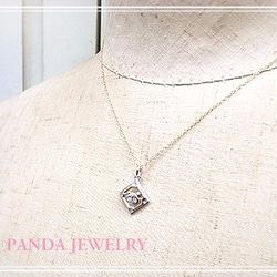 PANDA JEWELRY 　フレームパンダネックレス　p-027-n 5枚目の画像