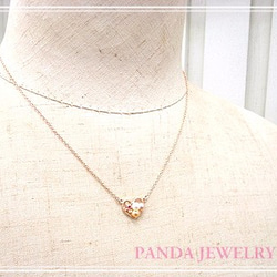 PANDA JEWELRY 　てんこ盛りパールネックレス（ピンクゴールド）　p-002-n-pg 5枚目の画像