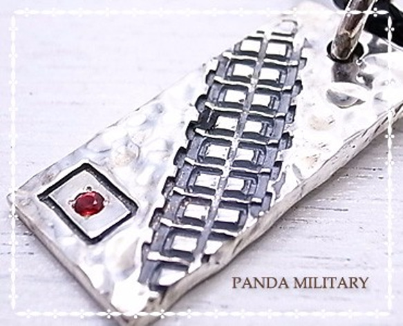 PANDA MILITARY坦克舵項鍊（10輛）熏制P-054-N-10I 第4張的照片