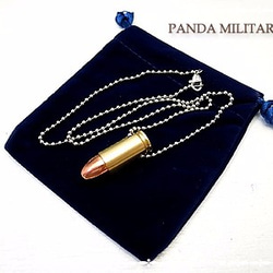 PANDA MILITARY　ダミーカート9mmネックレス　p-025-n-d 5枚目の画像