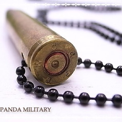 PANDA MILITARY實車5.56毫米項鍊p-040-n 第2張的照片