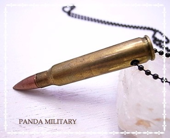 PANDA MILITARY實車5.56毫米項鍊p-040-n 第3張的照片