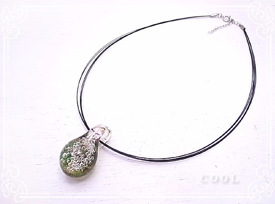 ガラスアート COOL　ネックレス　cool-42