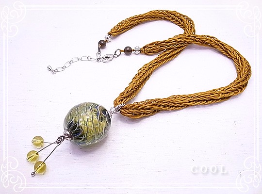 ガラスアート COOL　ネックレス　cool-39