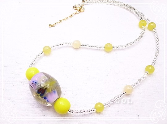 ガラスアート COOL　ネックレス　cool-23