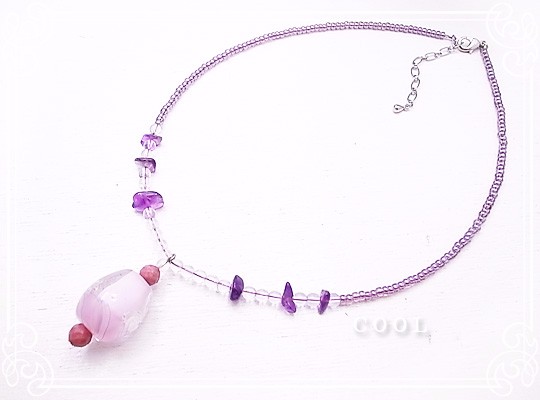 ガラスアート COOL　ネックレス　cool-33